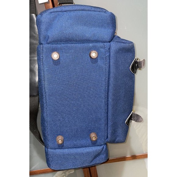 Eddie Bauer Vintage Canvas & Leather Adventure Field Utility Fishing Camera Bag - Picture 8 of 13